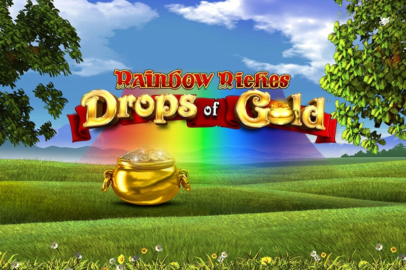 Арт слота Rainbow Riches Drops of Gold